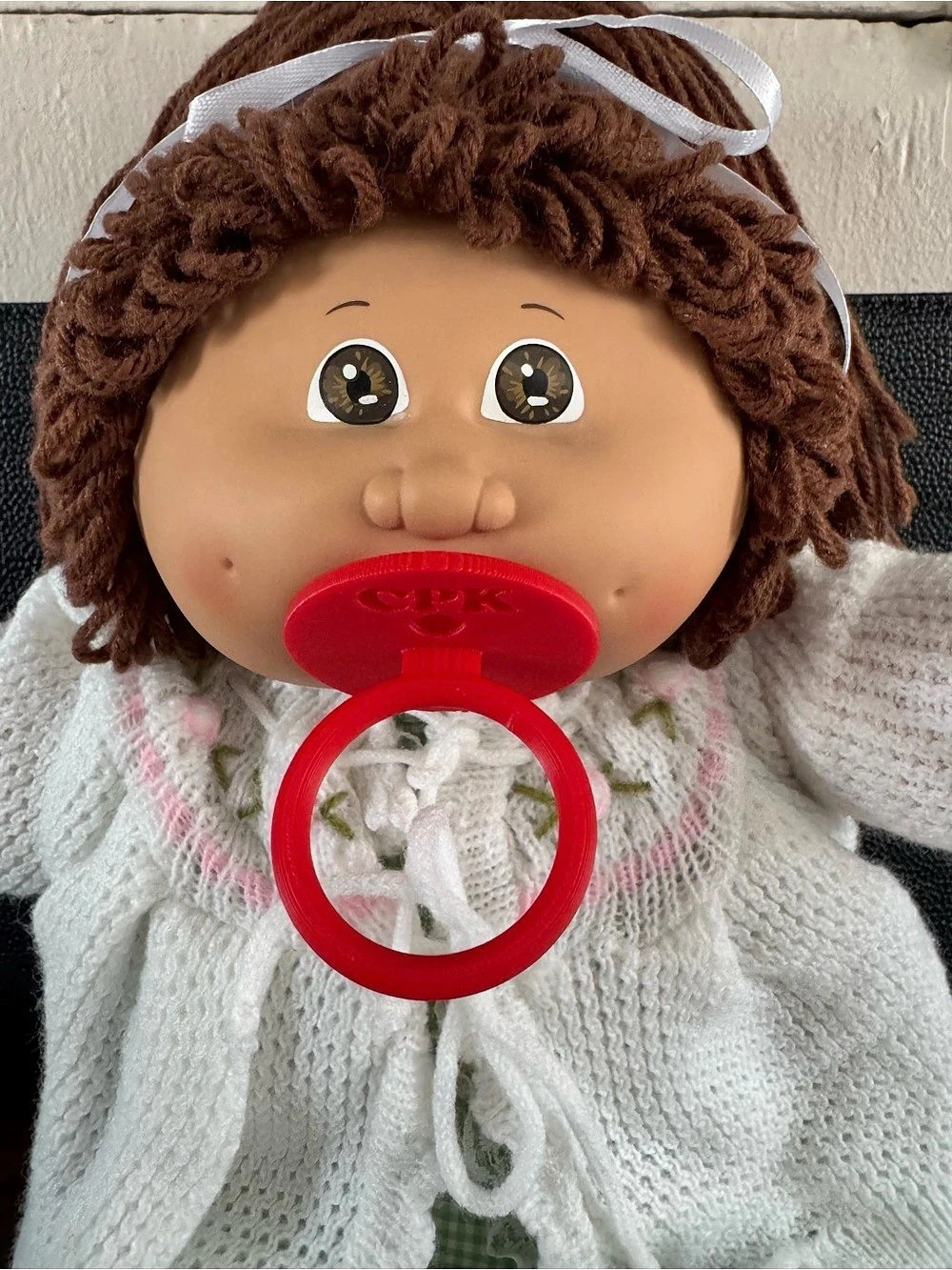 3D printed replacement pacifier for Cabbage Patch Doll - RED